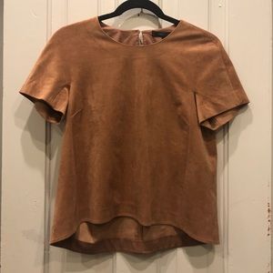 BCBG suede top